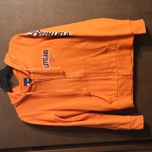 NFL TEAM APPAREL CLEVELAND BROWNS FULL ZIP HOODIE